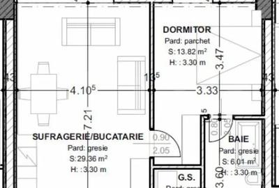 Apartament cu 2 camere semidecomandat în Central - 1