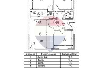 Apartament cu 3 camere decomandat în 13 Septembrie - 8