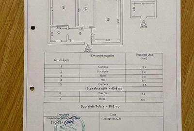 Apartament cu 2 camere decomandat, mobilat în Dacia - 1