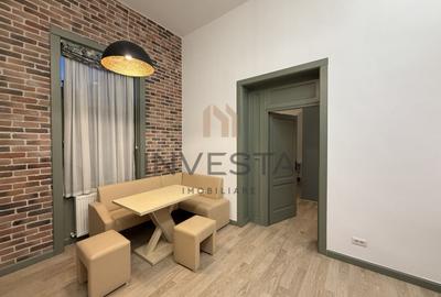 Apartament cu 2 camere semidecomandat, mobilat în Ultracentral