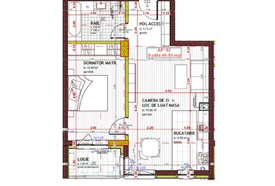Apartament cu 2 camere semidecomandat în Florești - 5