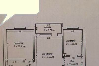 Apartament cu 2 camere în Tomis III