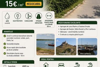 Teren de 4009 mp, în Sălcioara - 2