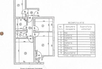 Casă cu 3 camere decomandat în Militari