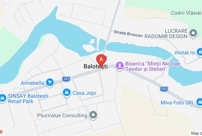 Teren Construcții intravilan de 720 mp, în Balotești