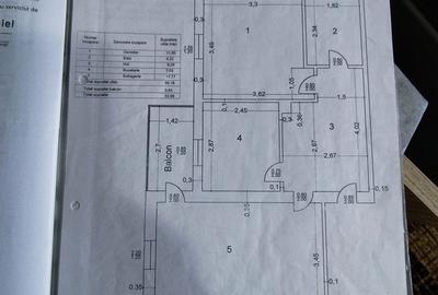 Apartament cu 2 camere decomandat în Central