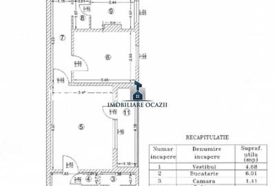 Apartament cu 3 camere semidecomandat în Berceni