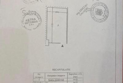 Spațiu comercial, de 14 mp, în Unirii - 2