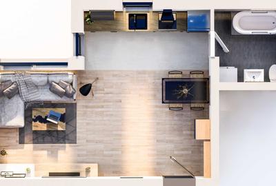 Apartament cu 3 camere decomandat în Mamaia