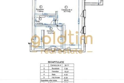 Apartament cu 2 camere semidecomandat, mobilat în Pipera - 10
