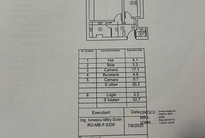 Garsonieră decomandată în Tineretului