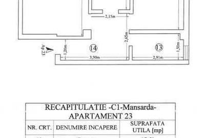 Apartament cu 2 camere decomandat în Valea Adâncă