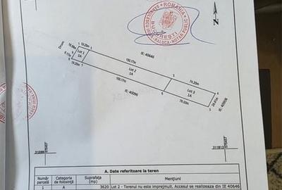 Teren de 3620 mp, în Mihăilești-Popești