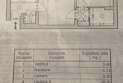 Apartament cu 2 camere nedecomandat în Titan