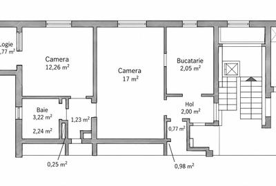 Apartament cu 2 camere în Gheorgheni