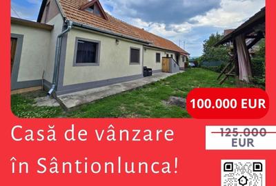 Casă cu 4 camere cu Teren 1102 Mp în Sântionlunca