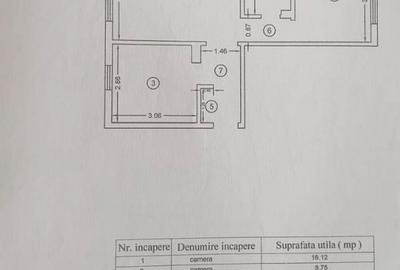 Apartament cu 2 camere decomandat în Central