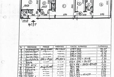 Apartament cu 4 camere semidecomandat în Militari