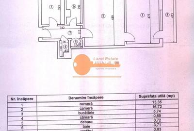 Apartament cu 2 camere semidecomandat, mobilat în Tineretului - 9