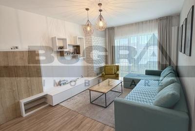 Apartament cu 3 camere semidecomandat, mobilat în Bună Ziua
