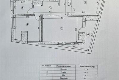 Apartament cu 2 camere decomandat în Tătărași