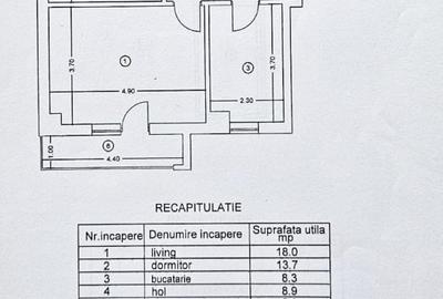 Apartament cu 2 camere decomandat în Valea Lupului - 2