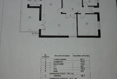 Casă individuală cu 5 camere cu Teren 350 Mp în Central - 15