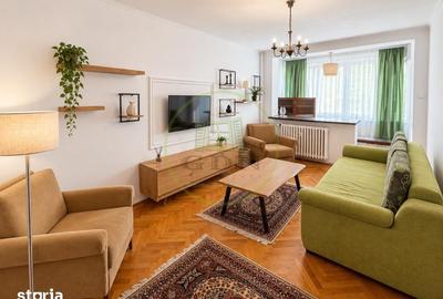 Apartament cu 2 camere semidecomandat, mobilat în Andronache