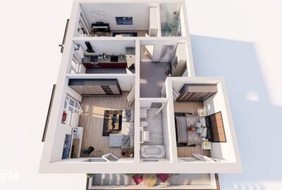 Apartament cu 3 camere în Sânpetru - 3
