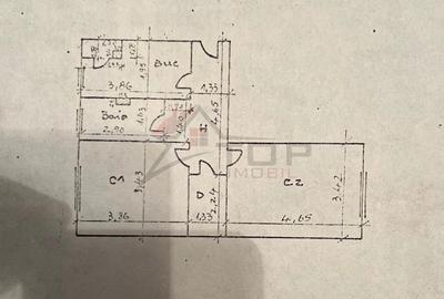 Apartament cu 2 camere decomandat în Oancea - 1