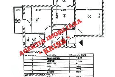 Apartament cu 2 camere decomandat în Mărășești - 7