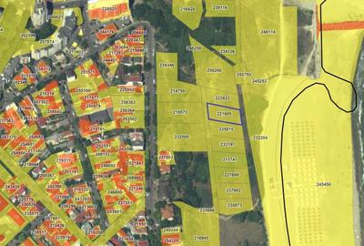 Teren de 1000 mp, în Exterior Vest