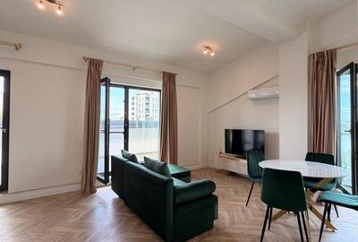 Apartament cu 2 camere decomandat, mobilat în Băneasa