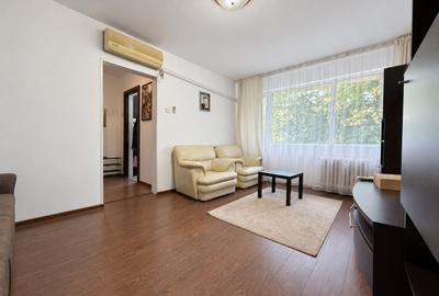 Apartament cu 2 camere semidecomandat, mobilat în Iancului