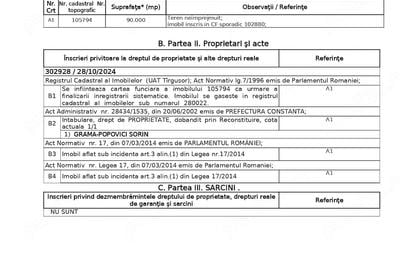 Teren de 9 mp, în Târgușor