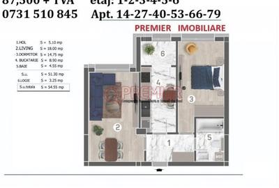 Apartament cu 2 camere decomandat în Central - 2