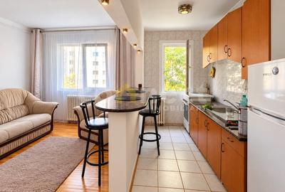 Apartament cu 2 camere semidecomandat, mobilat în Mănăștur