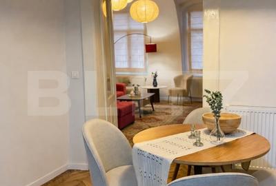 Apartament cu 2 camere semidecomandat, mobilat în Ultracentral