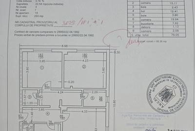 Apartament cu 3 camere decomandat în Cantacuzino - 1