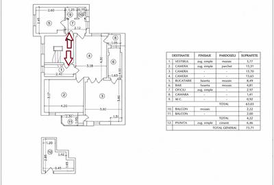 Apartament cu 3 camere semidecomandat în Polonă - 1