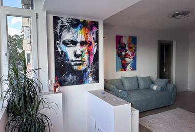 Apartament cu 2 camere semidecomandat, mobilat în Barbu Văcărescu
