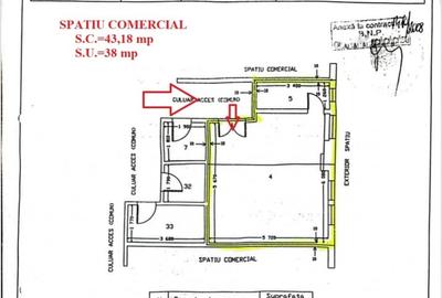 Spațiu comercial, de 38 mp, în Energiei - 2