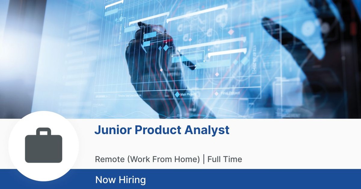 Junior Product Analyst Job Description