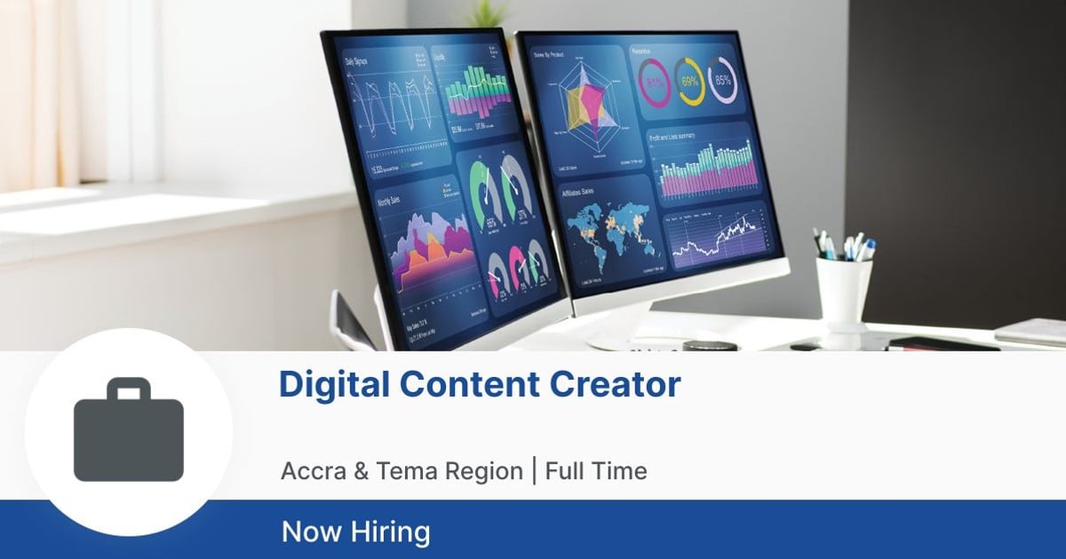 Digital Content Creator at Tekled Ghana | Jobberman