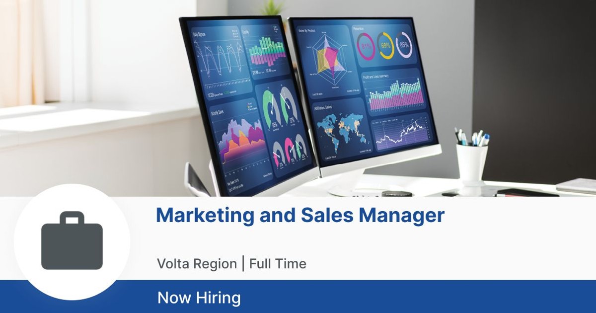 Marketing And Sales Manager At Anonymous Employer Jobberman   Marketing And Sales Manager 48g5e2 