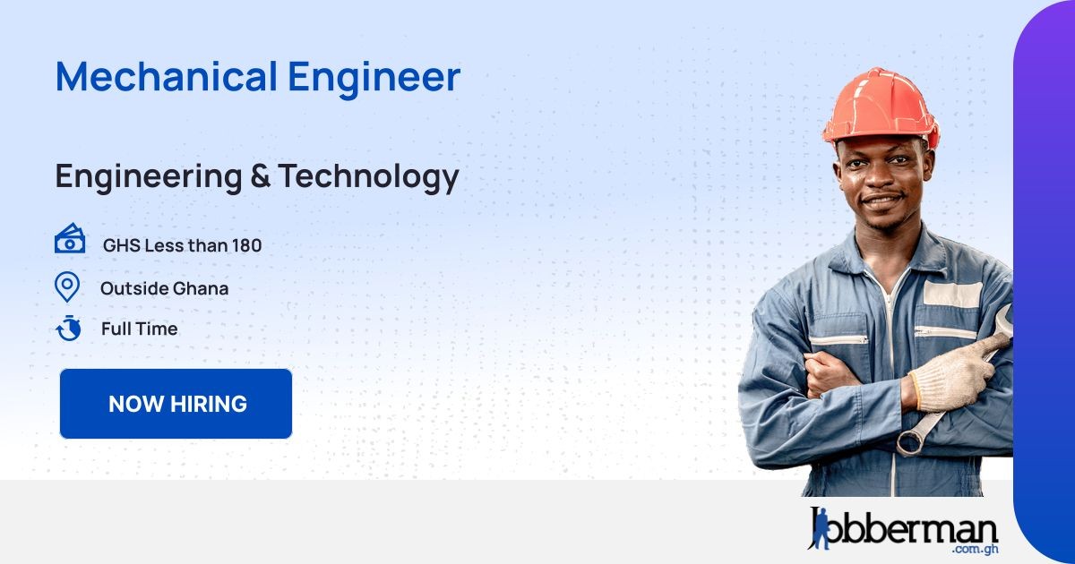 Mechanical Engineer at EBD INTEGRATED SERVICES LTD | Jobberman