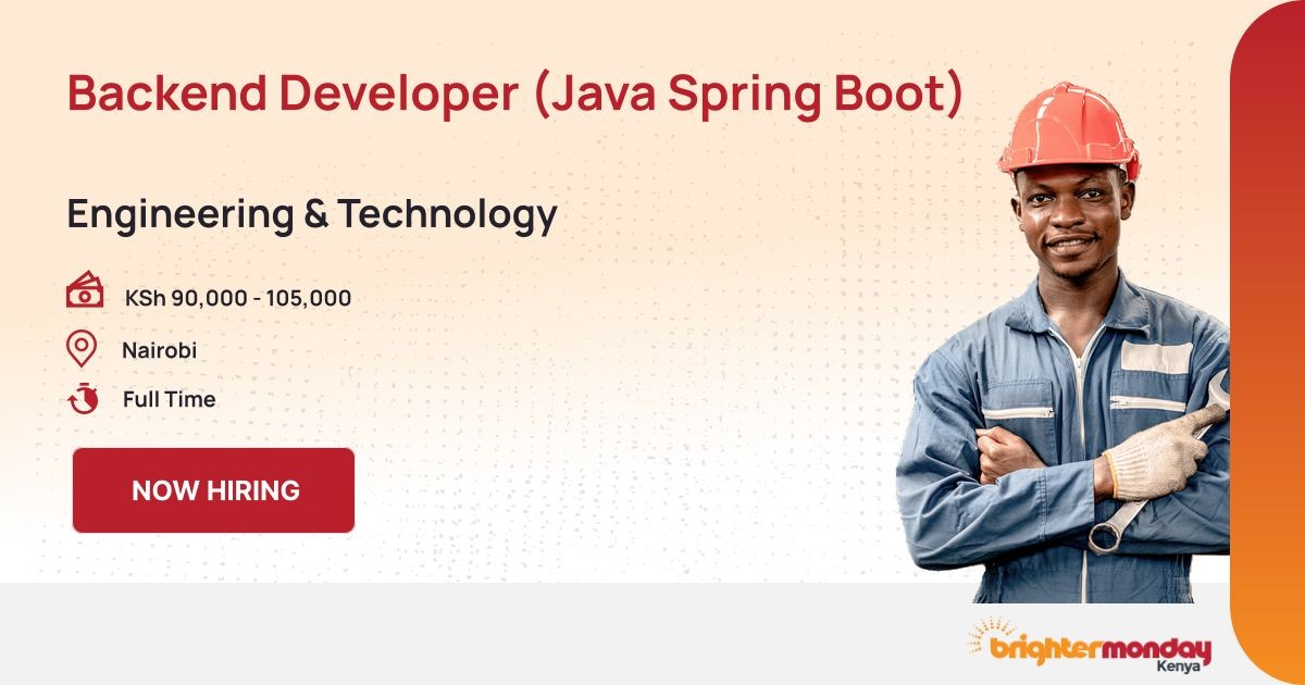 Backend Developer (Java Spring Boot) at Prestine HR-Engine Ltd ...