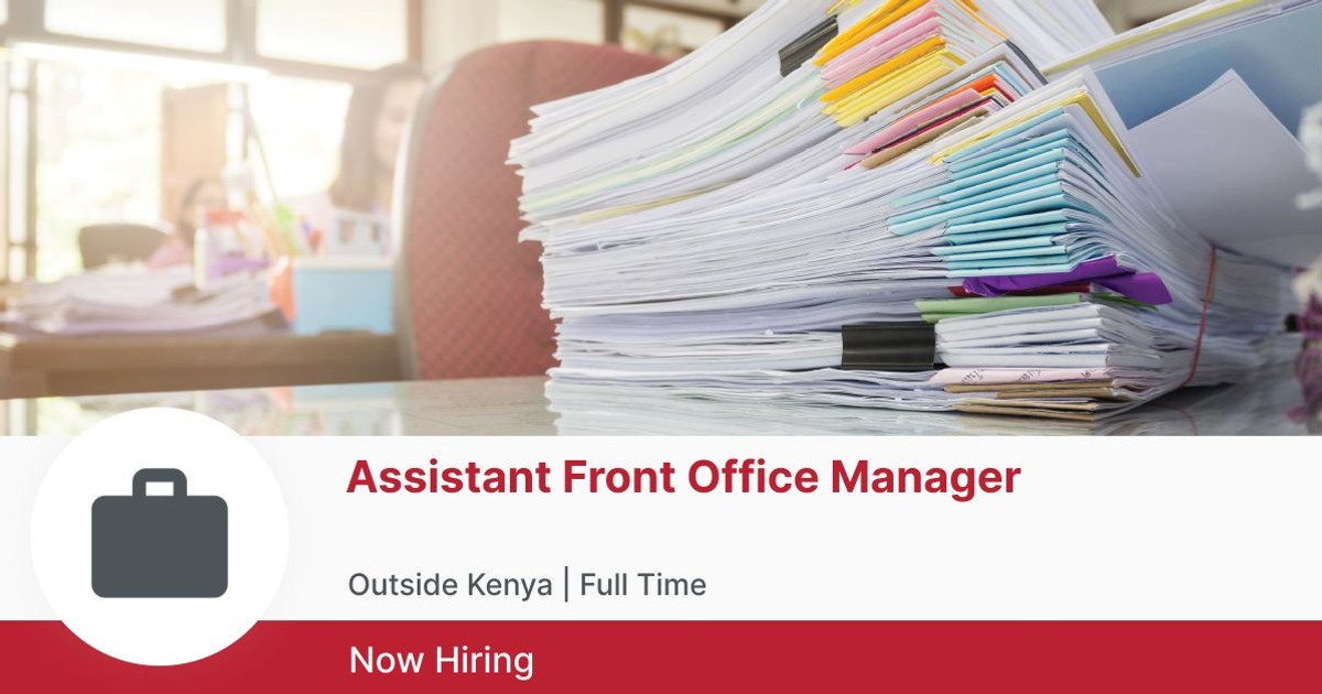 Assistant Front Office Manager at Golf Course Hotel | BrighterMonday