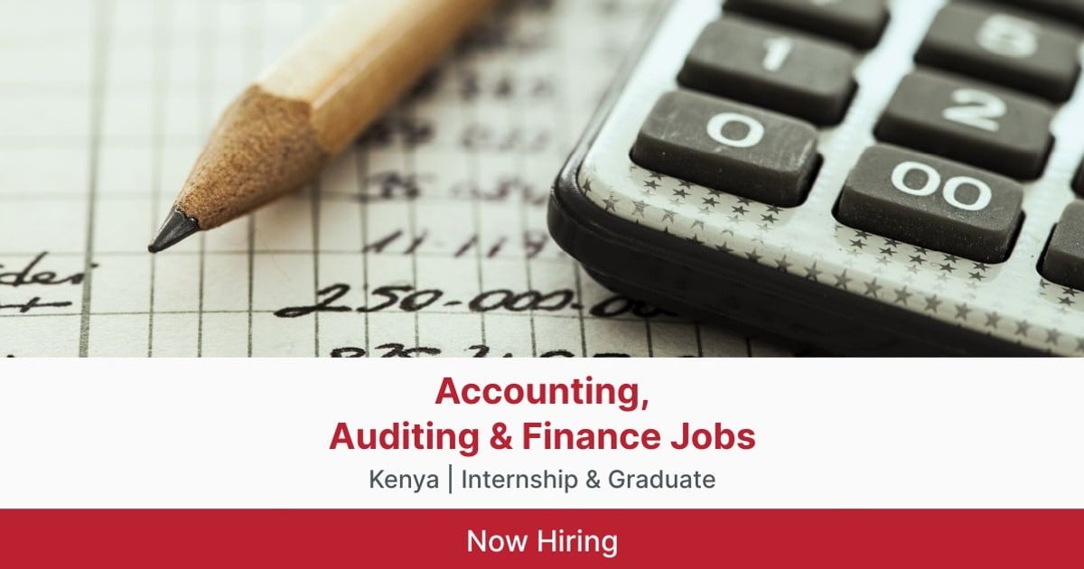 Accounting Auditing Finance Jobs In Kenya 