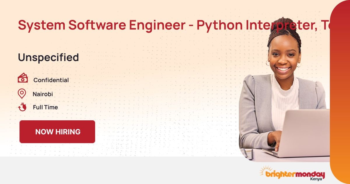 System Software Engineer - Python Interpreter, Tooling, and Ecosystem ...